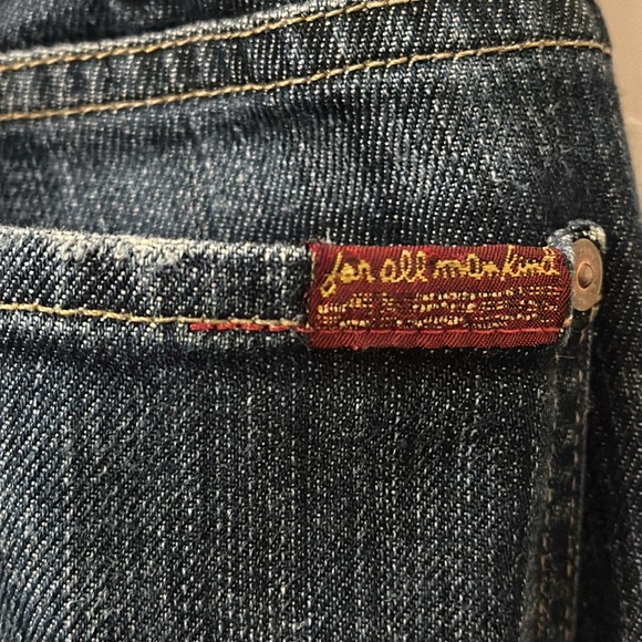 7 FOR ALL MAN KIND. Pea in the pod Maternity designer jeans Size 30 Bootcut. - Picture 5 of 10